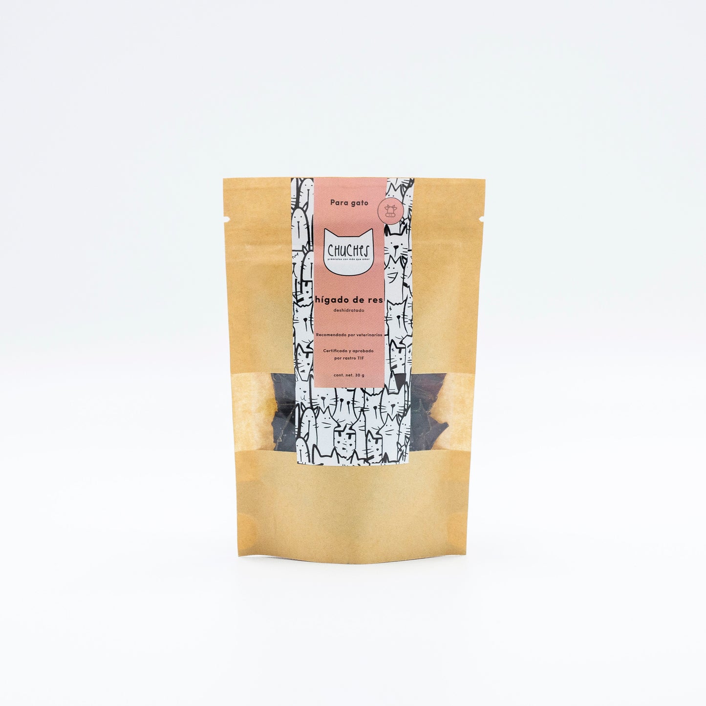 Hígado de Res para Gato con Catnip para Sazonar